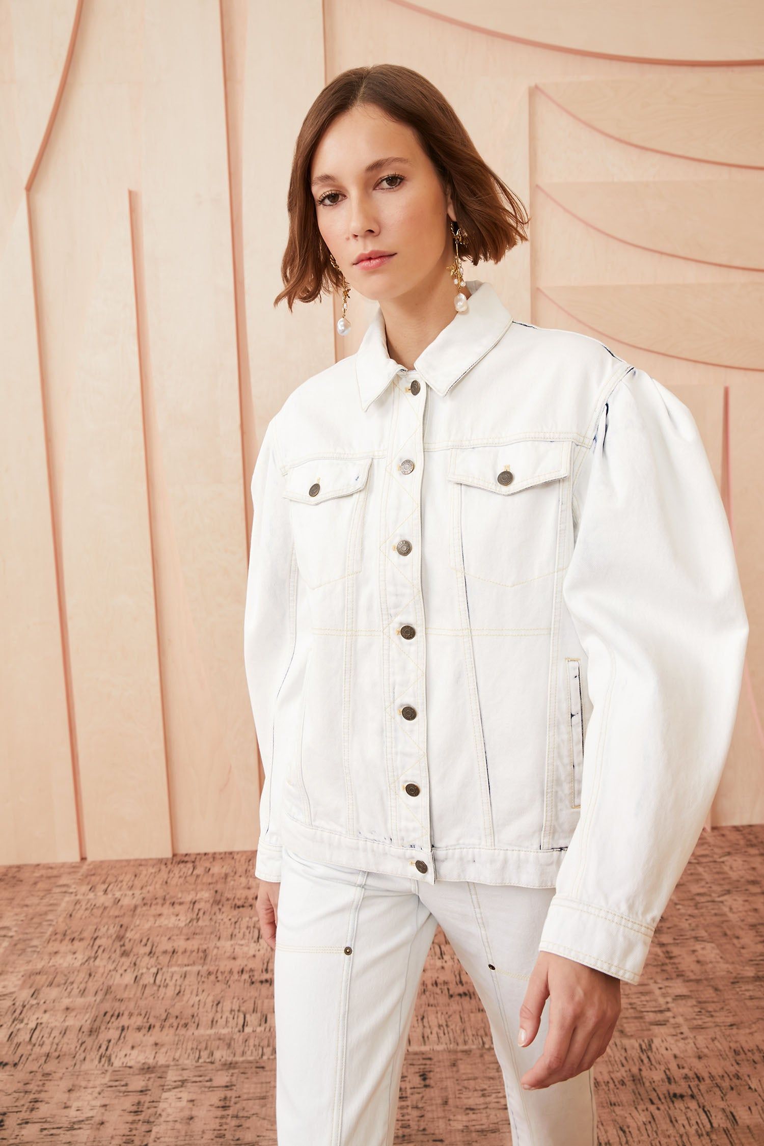 Weekday white hot sale denim jacket