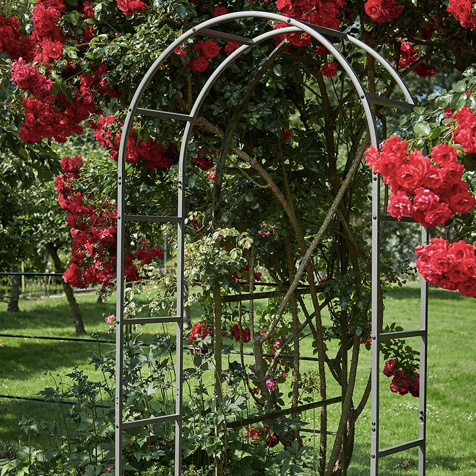 Classic Garden Arch - Pewter