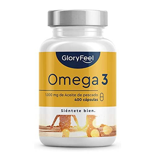 400 Cápsulas de Omega 3  de Omega 3 Aceite de Pescado con EPA y DHA
