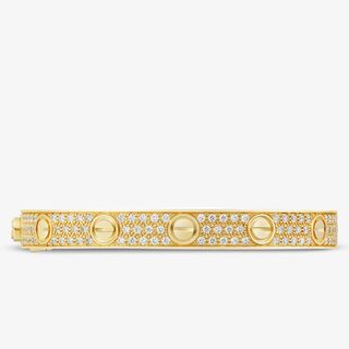Cartier Love yellow-gold and diamond bracelet