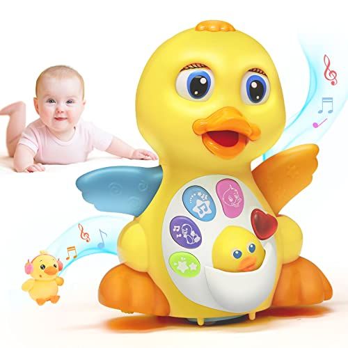 Juguetes para bebés de 6 a 12 meses – Touch & Go Musical Light Juguetes  para bebés de 12 a 18 meses, juguetes para el tiempo boca abajo para niños  de