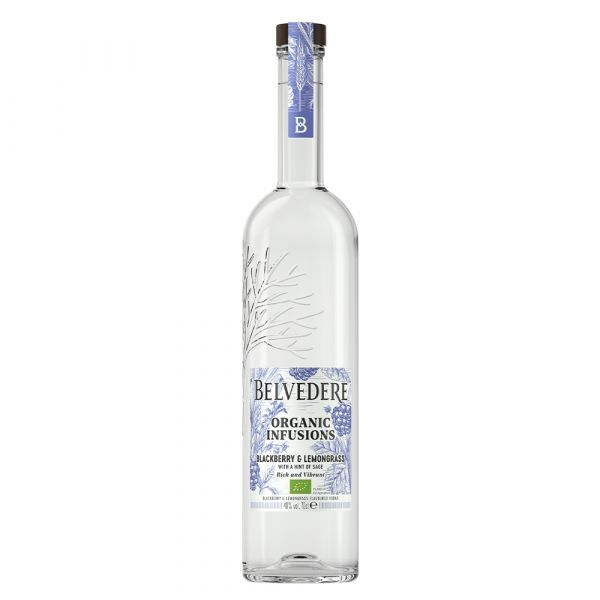 Belvedere Organic Infusions Blackberry & Lemongrass Vodka 70cl