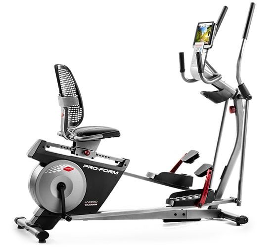 Elliptical Cross Trainer Cardio Workout Home Cross Machine with LCD Monitor UK 