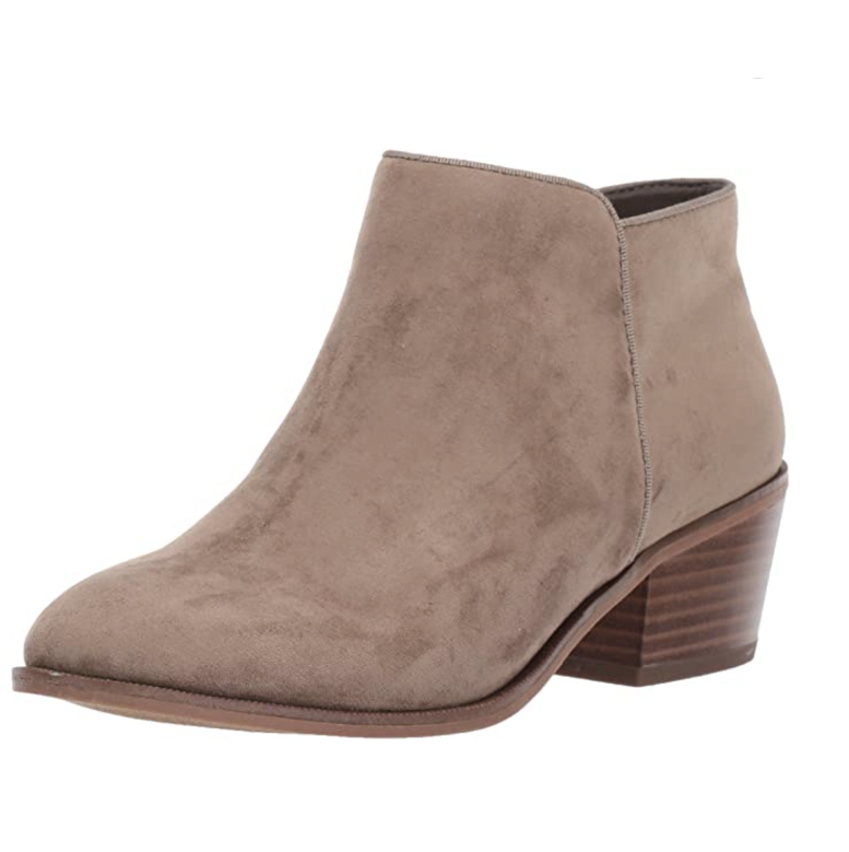 Microsuede Ankle Boot