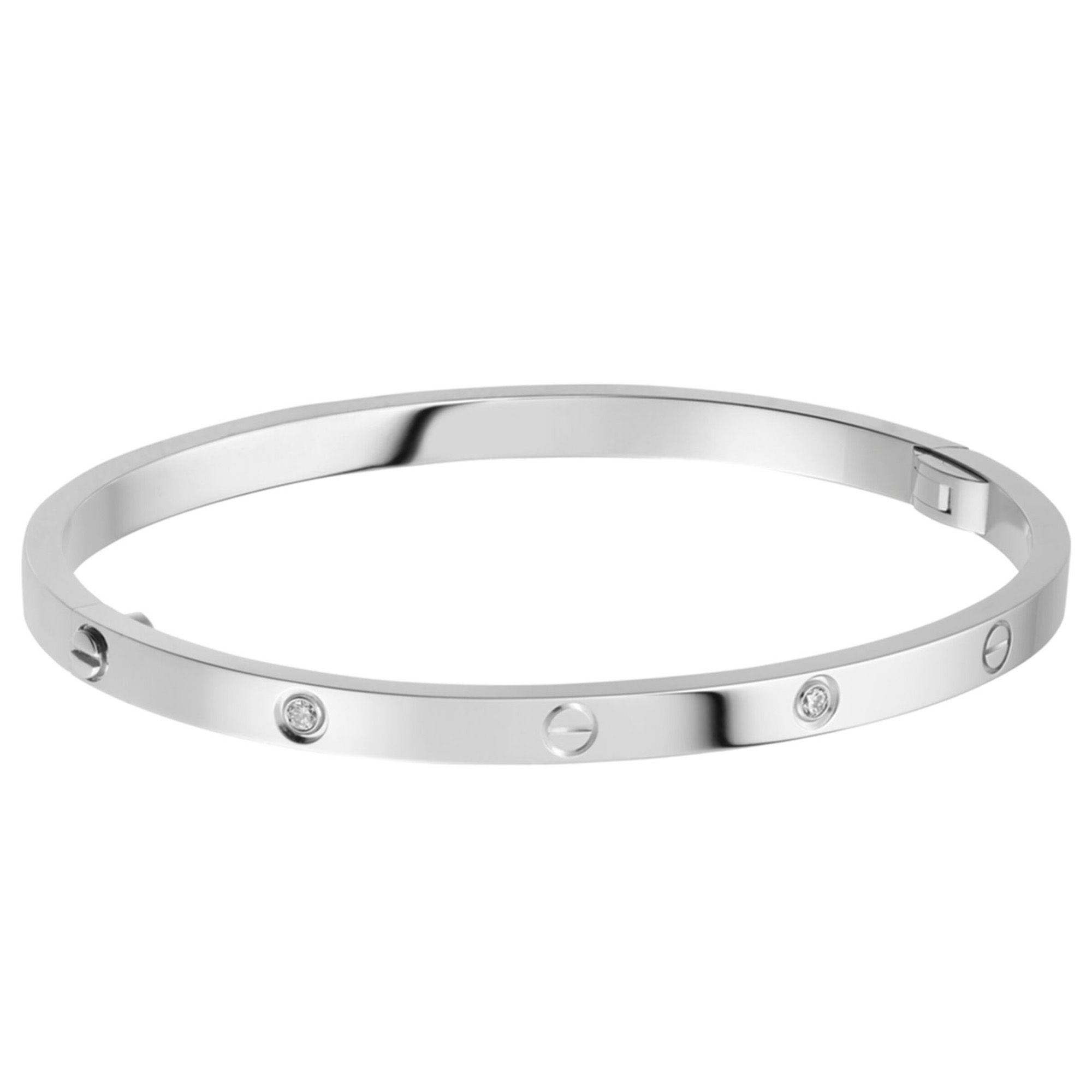 Silver love store bracelet