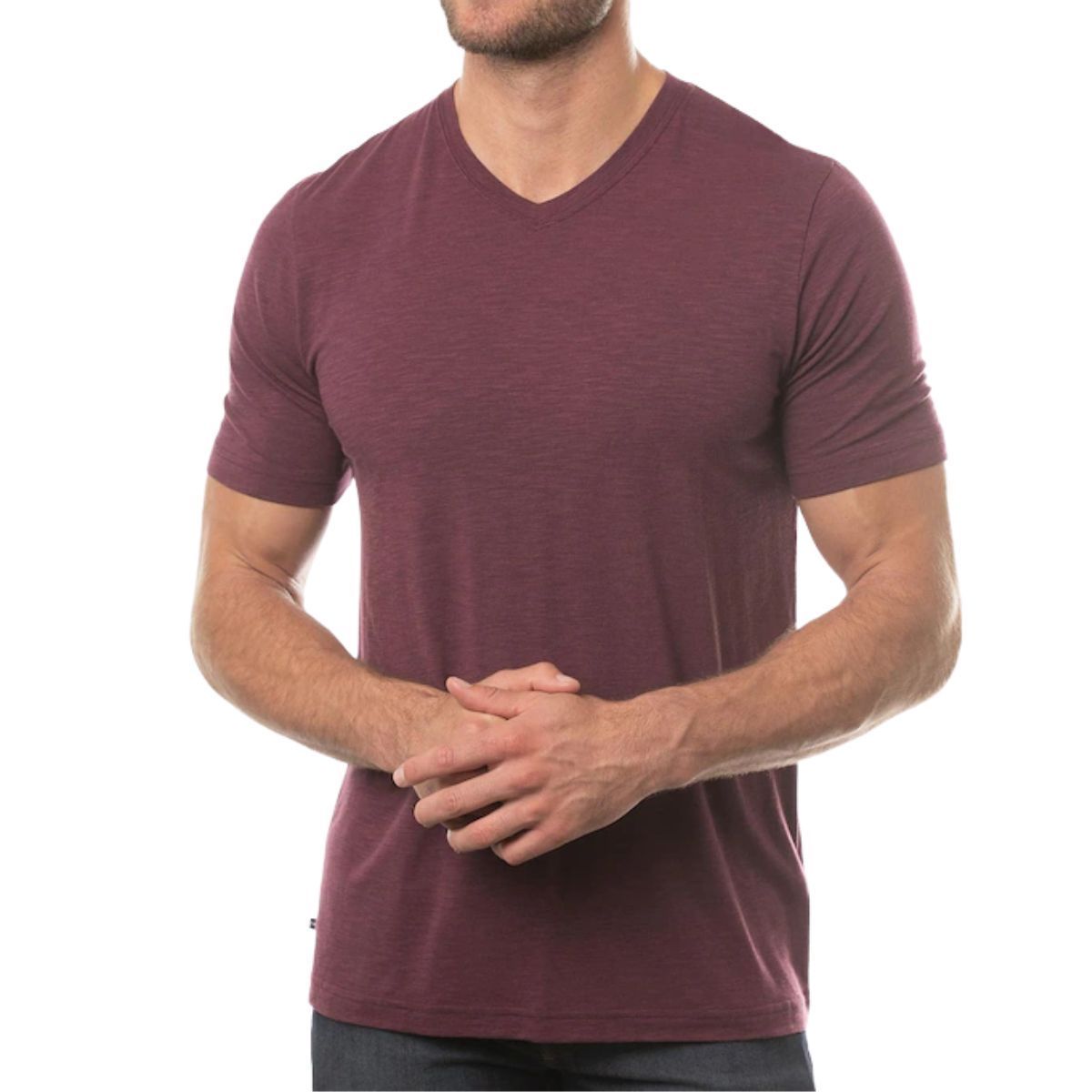 Henley Shirts for Men Short Sleeve Soft Quick Dry Workwear Button Neck Collar Slim Fitted Casual Basic T Top 