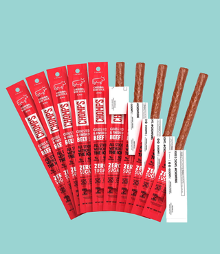 Grass Fed Beef Jerky Meat Snack Sticks, Original Beef