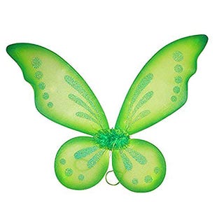 Green Sparkling Fairy Princess Wings