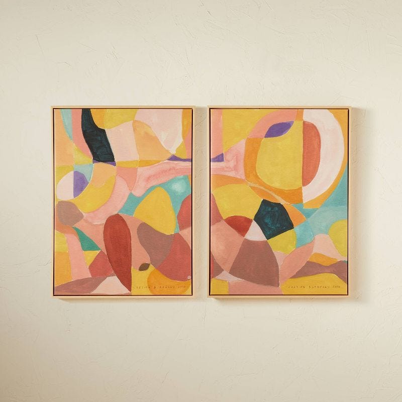Shapes and Lines Framed Wall Arts