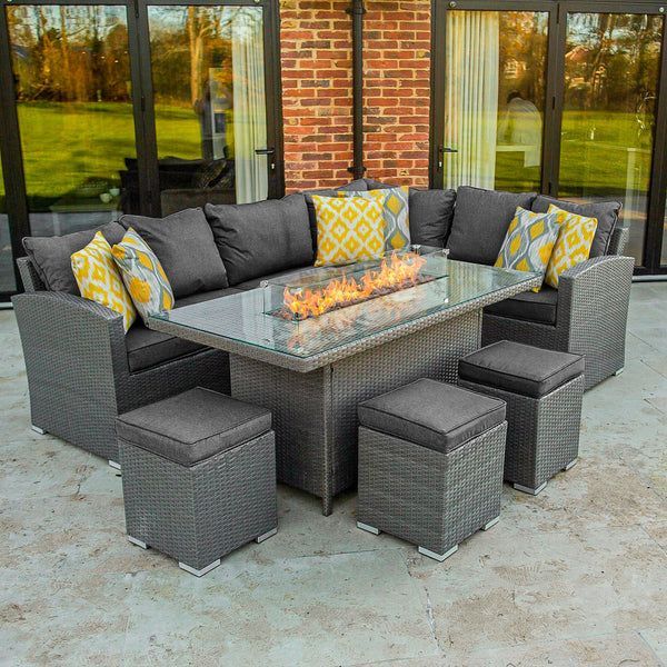 best fire pit table set