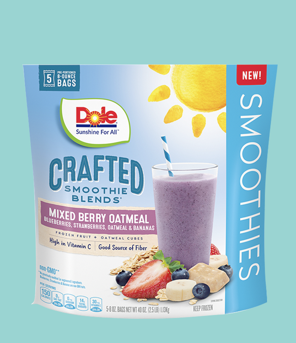 Crafted Smoothie Blends, Mixed Berry Oatmeal
