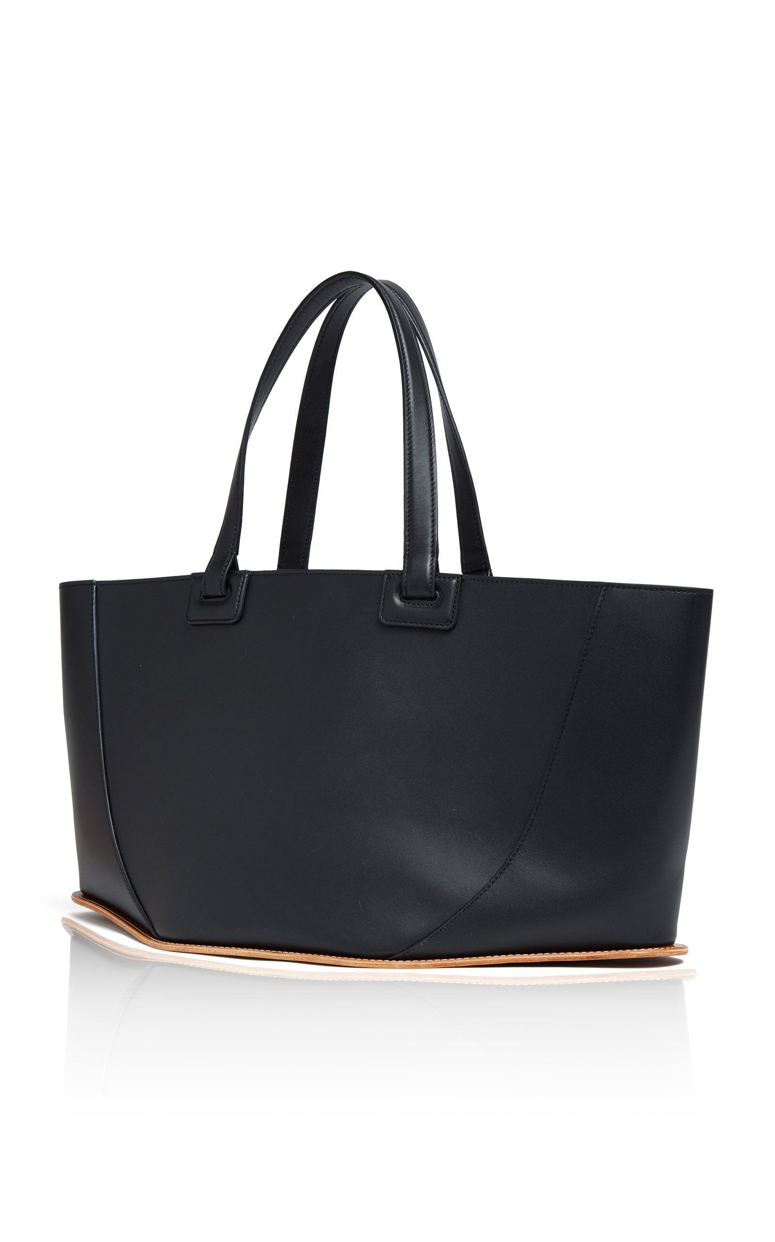 Coyote Solid Leather Tote