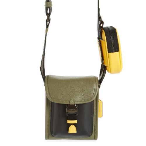 Charter North/South Leather Crossbody Bag