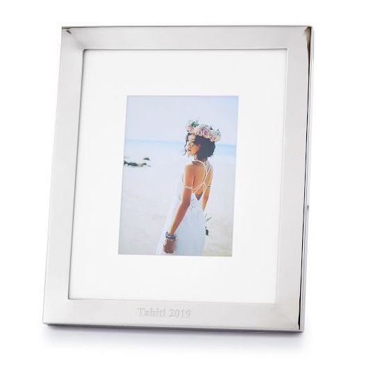 Silver Personalized Photo Frame