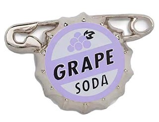 Soda Bottle Cap Pin