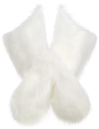 Women's Faux Fur Collar Shawl