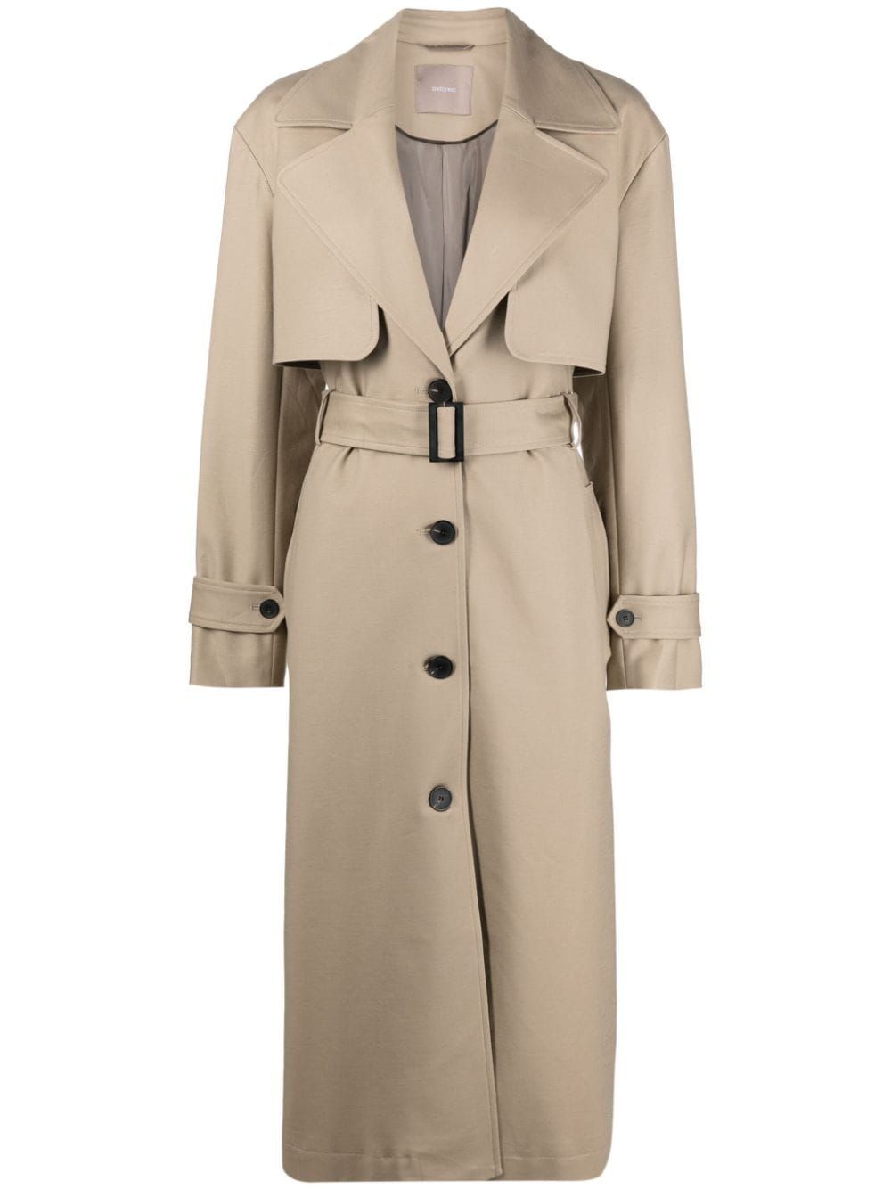 cut out trench coat