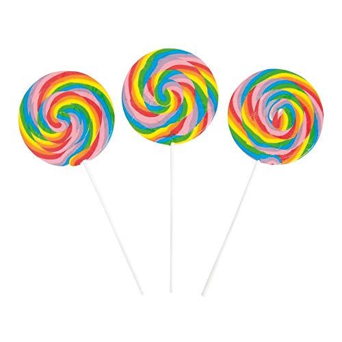 Rainbow Swirl Lollipop 