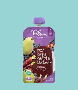 Pear, Purple Carrot and Blueberry Organic Baby Food Pouch