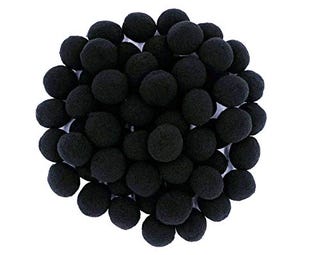 Black Pom Poms