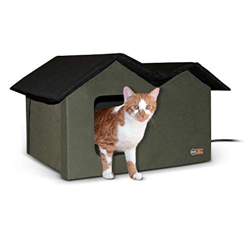 Extra-Wide Outdoor Heated Cat House