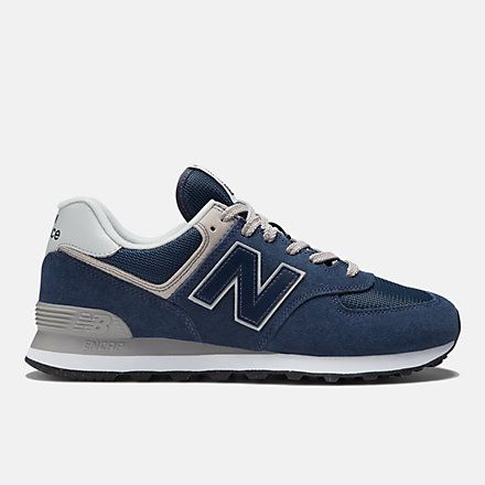 574 Core Navy and white