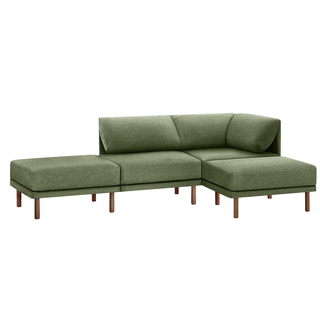 Burrow Range 4-Piece Open Sectional Double Lounger Burrow Range 4-Piece Open Sectional Double Lounger
