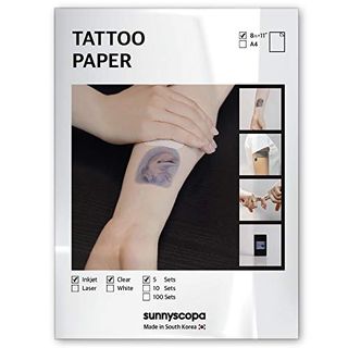 Printable Temporary Tattoo Paper for INKJET Printer