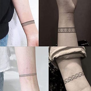 Waterproof Circle Temporary Tattoo Stickers 