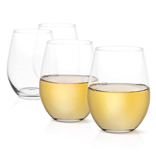 JoyJolt Spirits Stemless Wine Glasses