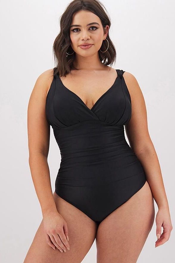 swimsuits for apple shaped body