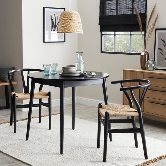 Small black deals dining room table