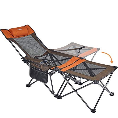 2-in-1 Folding Camping Chair with Detachable Table