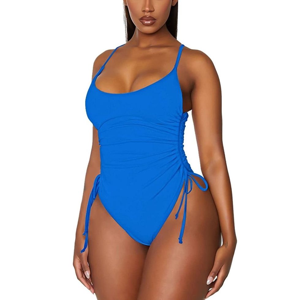 Ruched One-Piece Swimsuit 