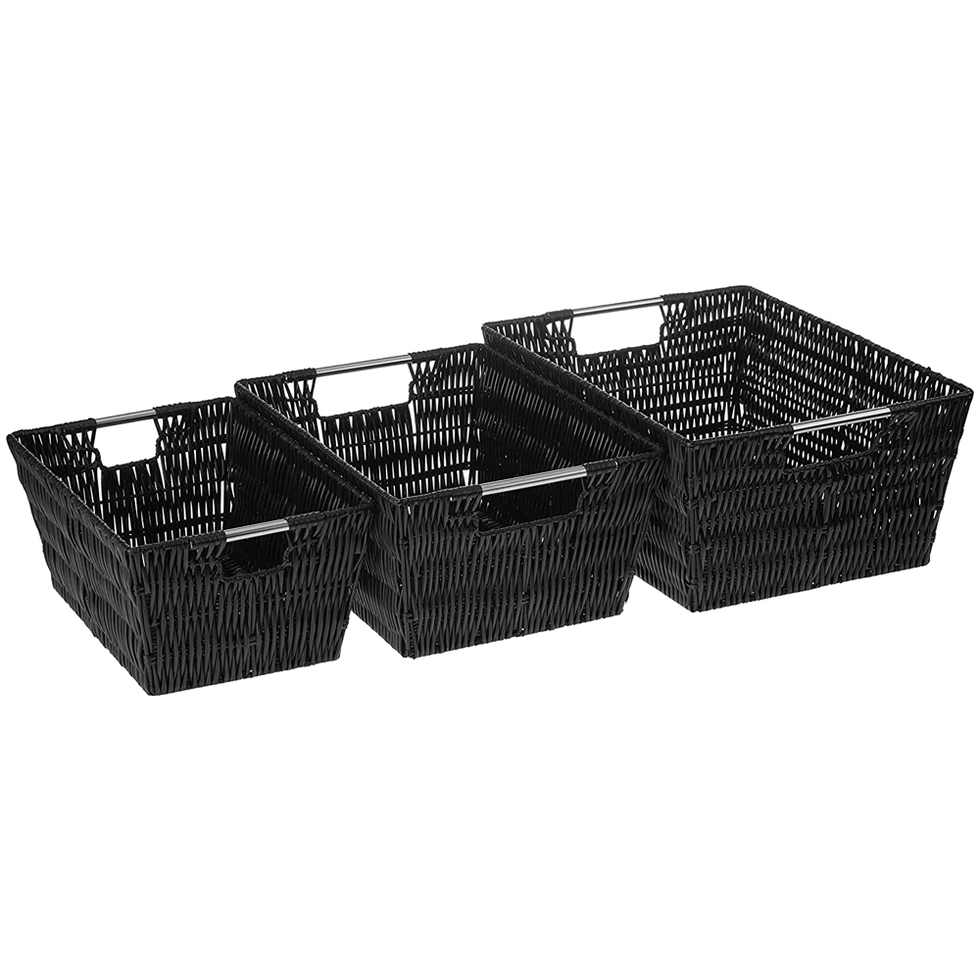 Rattique Storage Baskets, 3-Piece Set