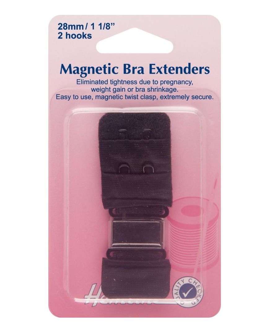 Magnetic 2 hook bra extenders