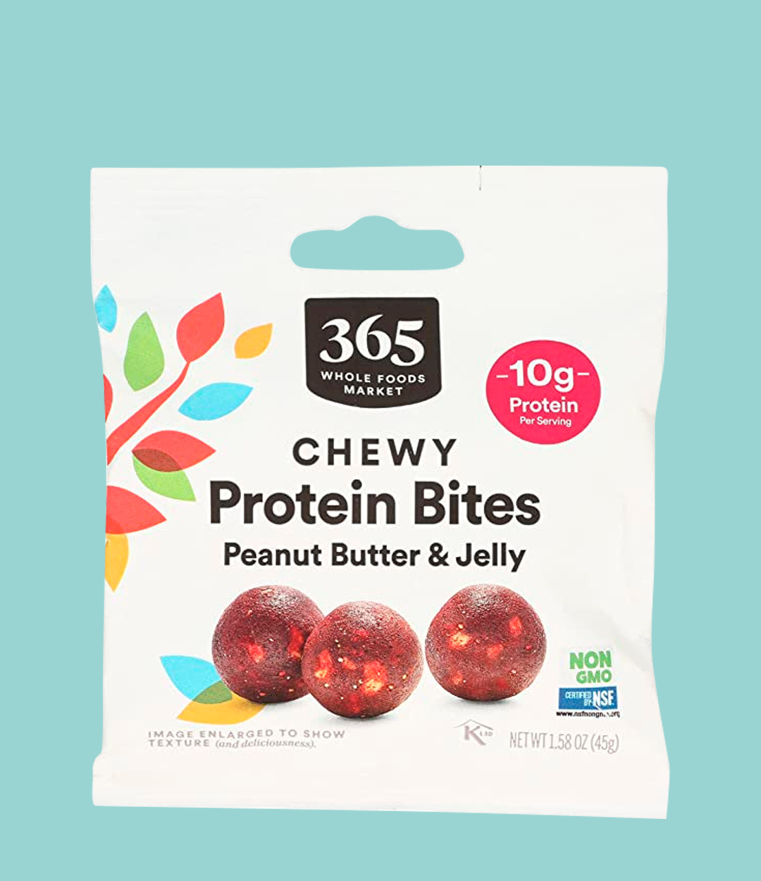 Chewy Protein Bites, Peanut Butter & Jelly
