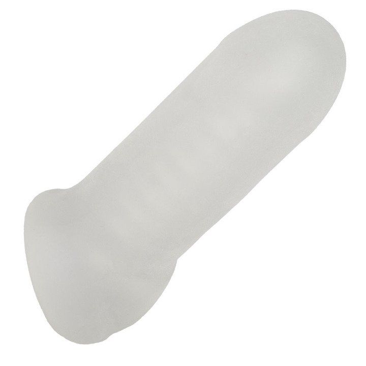 Ribbed Subtle Cock Extension Sleeve with Ball Strap