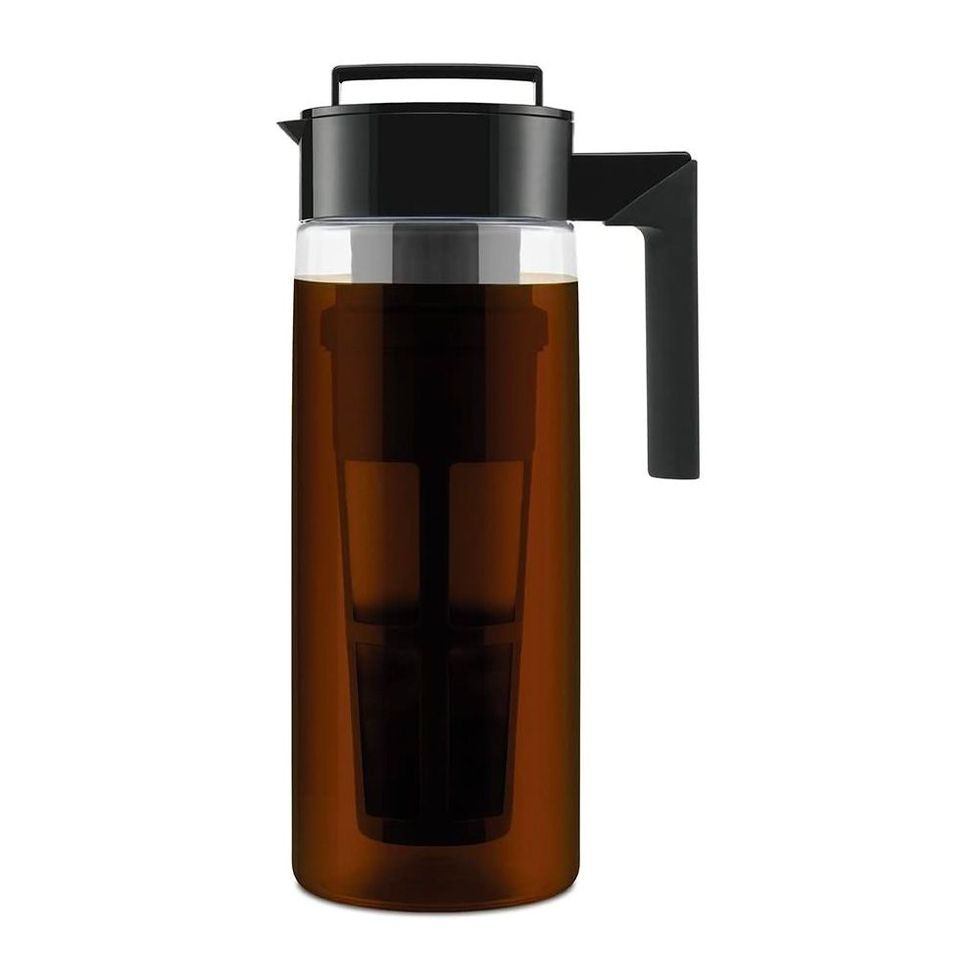 Mueller QuickBrew Smooth Cold Brew Coffee and Tea Maker 47 oz, Dripper Iced  Coffee Brewer Maker with Adjustable Water Flow, Stainless Steel Filter
