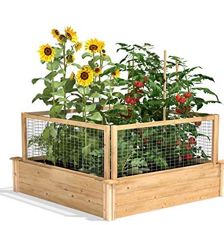 Raised Planter with Fence System