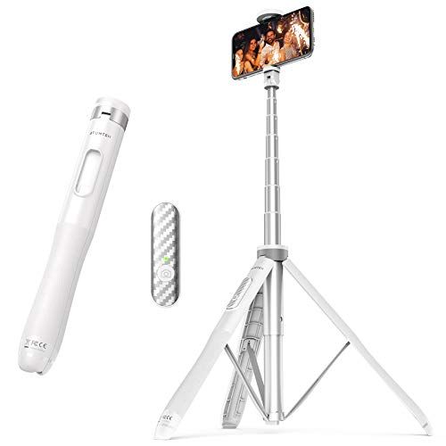  BZE Selfie Stick, 46 inch Extendable Selfie Stick Tripod,Phone  Tripod with Wireless Remote Shutter,Group Selfies/Live Streaming/Video  Recording Compatible with All Cellphones : Cell Phones & Accessories
