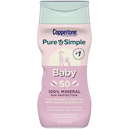 Pure and Simple Baby Mineral Sunscreen, SPF 50