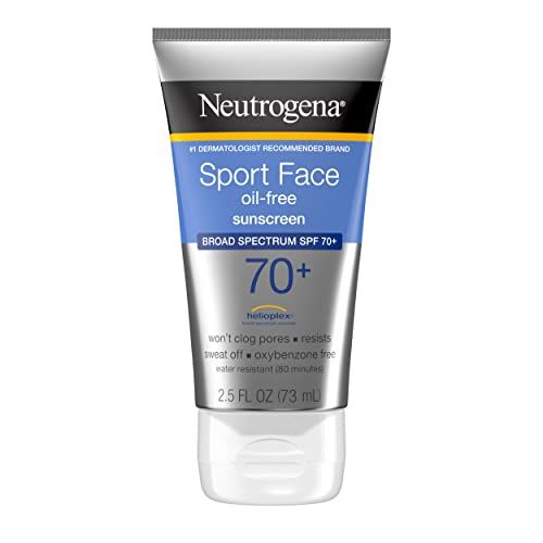 Sport Face Oil-Free Sweatproof & Waterproof Sunscreen, SPF 70