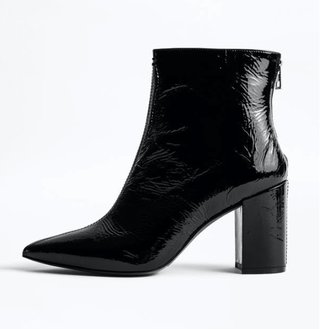 Glimmer Vernis Ankle Boots