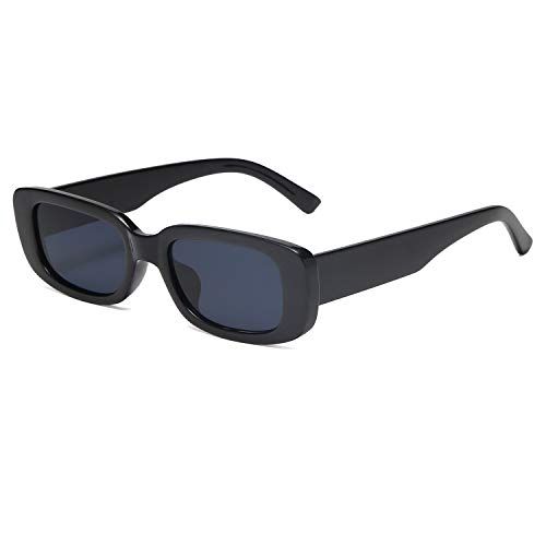 Polarized Rectangle Retro Sunglasses