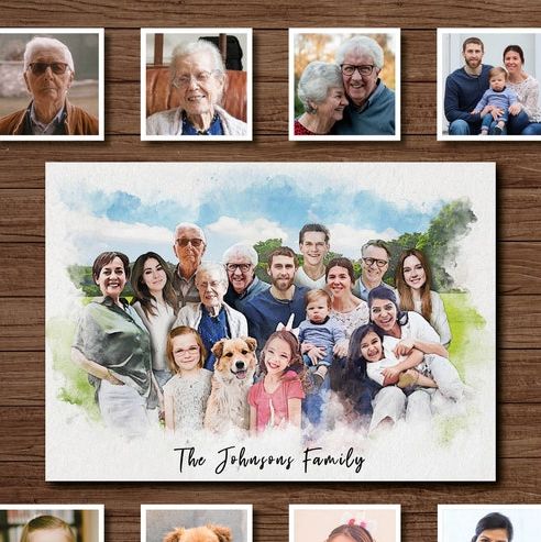 Custom Grandpa Photo Gifts From Grandkids, Best Gifts For