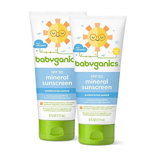 SPF 50 Baby Sunscreen Lotion UVA UVB Protection (2-pack)