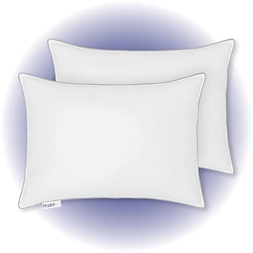 Cuddledown Sateen Synthetic Pillow, Overfill White, Standard