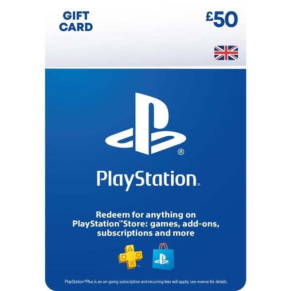 PlayStation 商店礼品卡 £50 PS5/PS4(PSN)