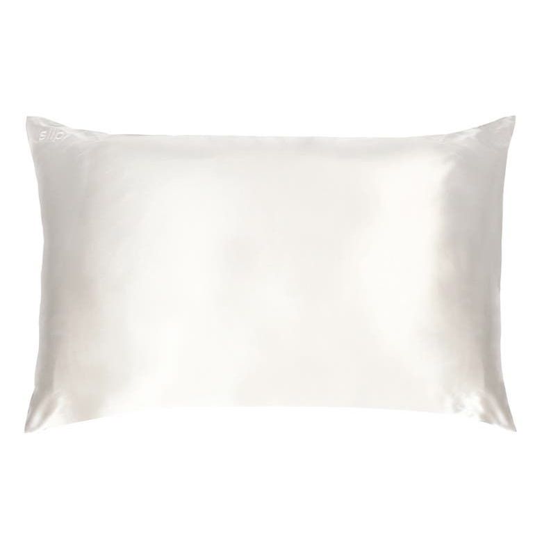 Pure Silk White King Pillowcase Set ($220 Value)
